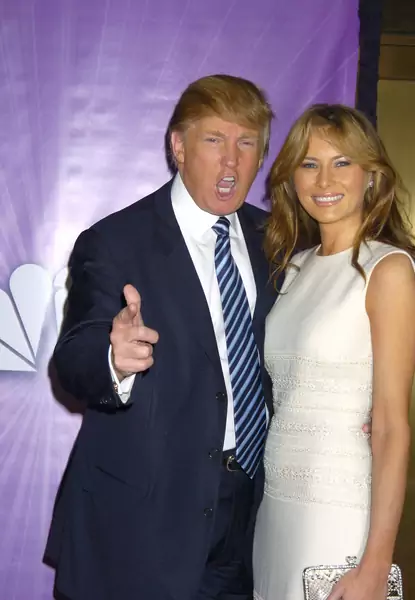 Melania Trump i Donald Trump w 2005 roku / Robin Platzer / GettyImages