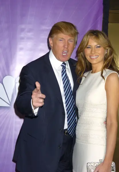 Melania Trump i Donald Trump w 2005 roku / Robin Platzer / GettyImages