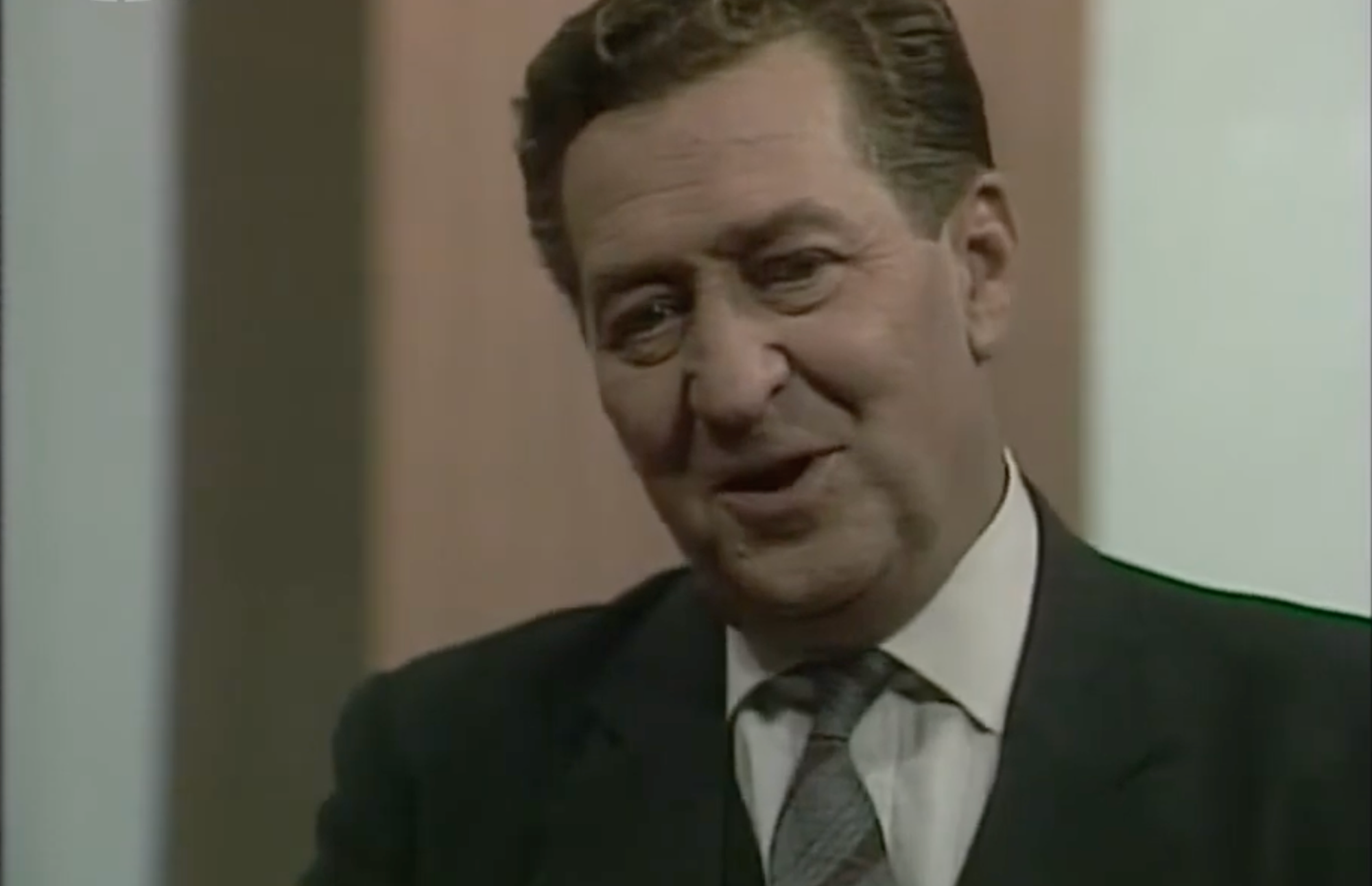 Český herec Josef Větrovec. 