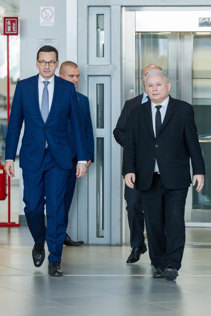 Jarosław Kaczyński i Mateusz Morawiecki