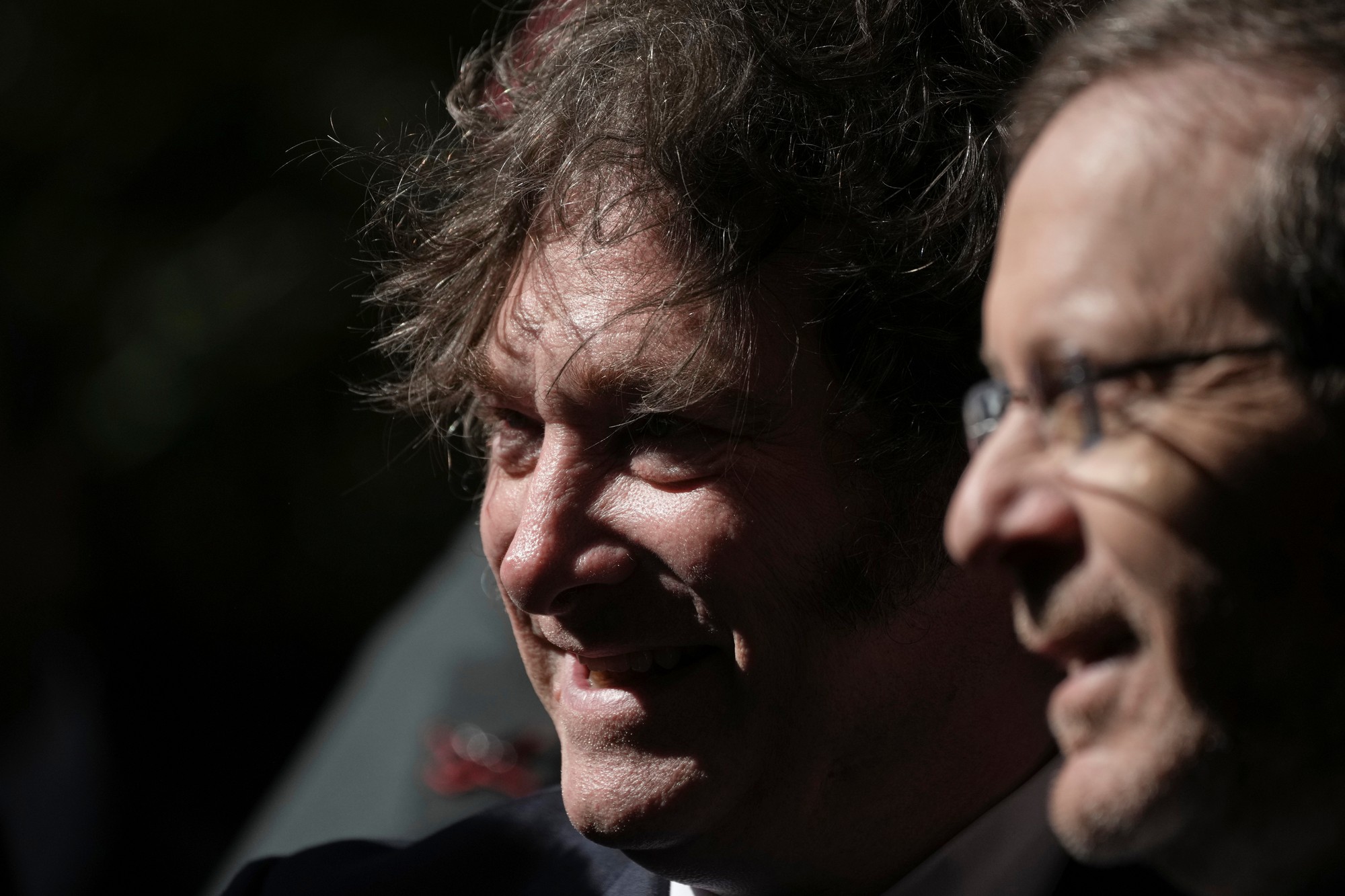 Argentínsky prezident Javier Milei a izraelský prezident Jicchak Herzog.