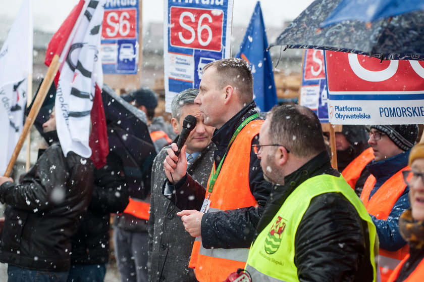 Protest w Mianowicach 