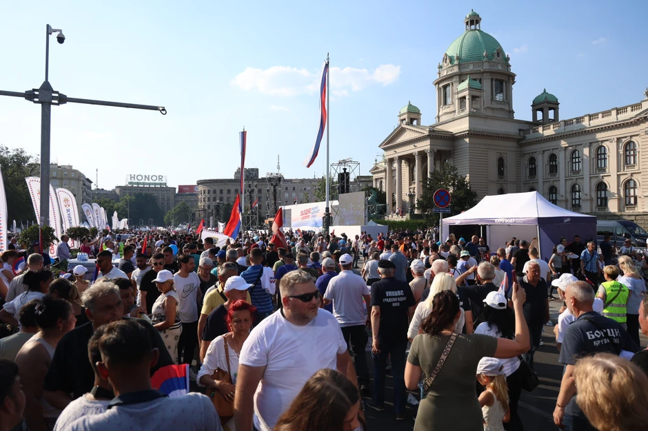 Skup SNS u Beogradu