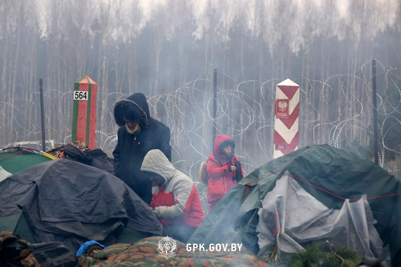 Migranti na granici Poljske i Belorusije