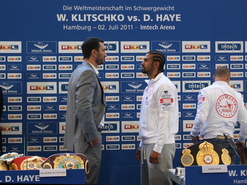 Władymir Kliczko - David Haye ważenie