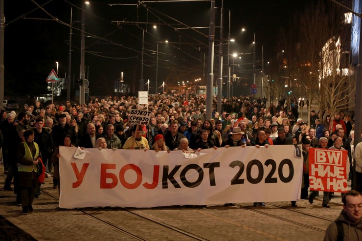 Protest u Beogradu