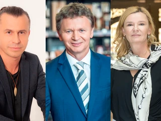 Od lewej: Jakub Zieliński, współzałożyciel i CEO Mindgram; Robert Ogór, prezes firmy Ambra; Anna Czub, dyrektor generalna Galerii Venis 