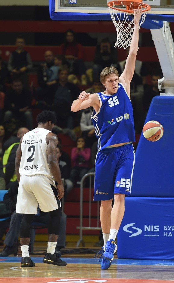 Uroš Luković, najkorisniji igrač Mornara u MVP trci ligaškog dela ABA lige