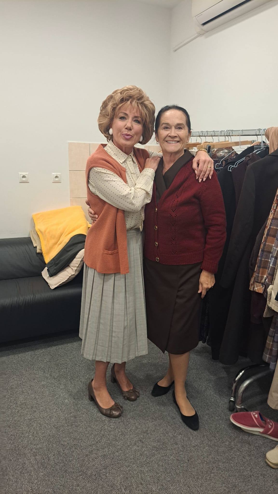 Herečky Gabika Dzuríková a Hana Gregorová.