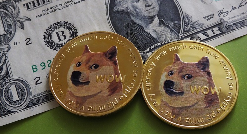 Coinbase said it would add dogecoin on Thursday.
