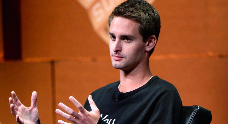 Snap CEO Evan Spiegel.