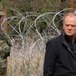 Premier Donald Tusk przy granicy z Białorusią w miejscowości Ozierany Wielkie, maj 2024 r.