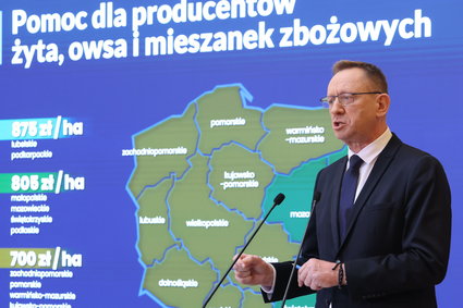 Minister rolnictwa chce upublicznić listę firm, które zarobiły na imporcie zboża z Ukrainy