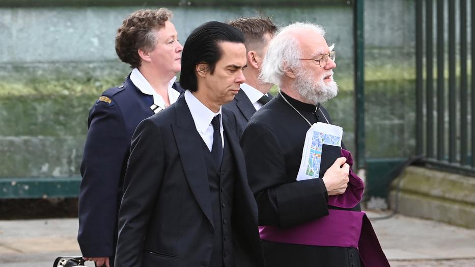 Nick Cave és Rowan Williams megérkezik a Westminster Abbey-be