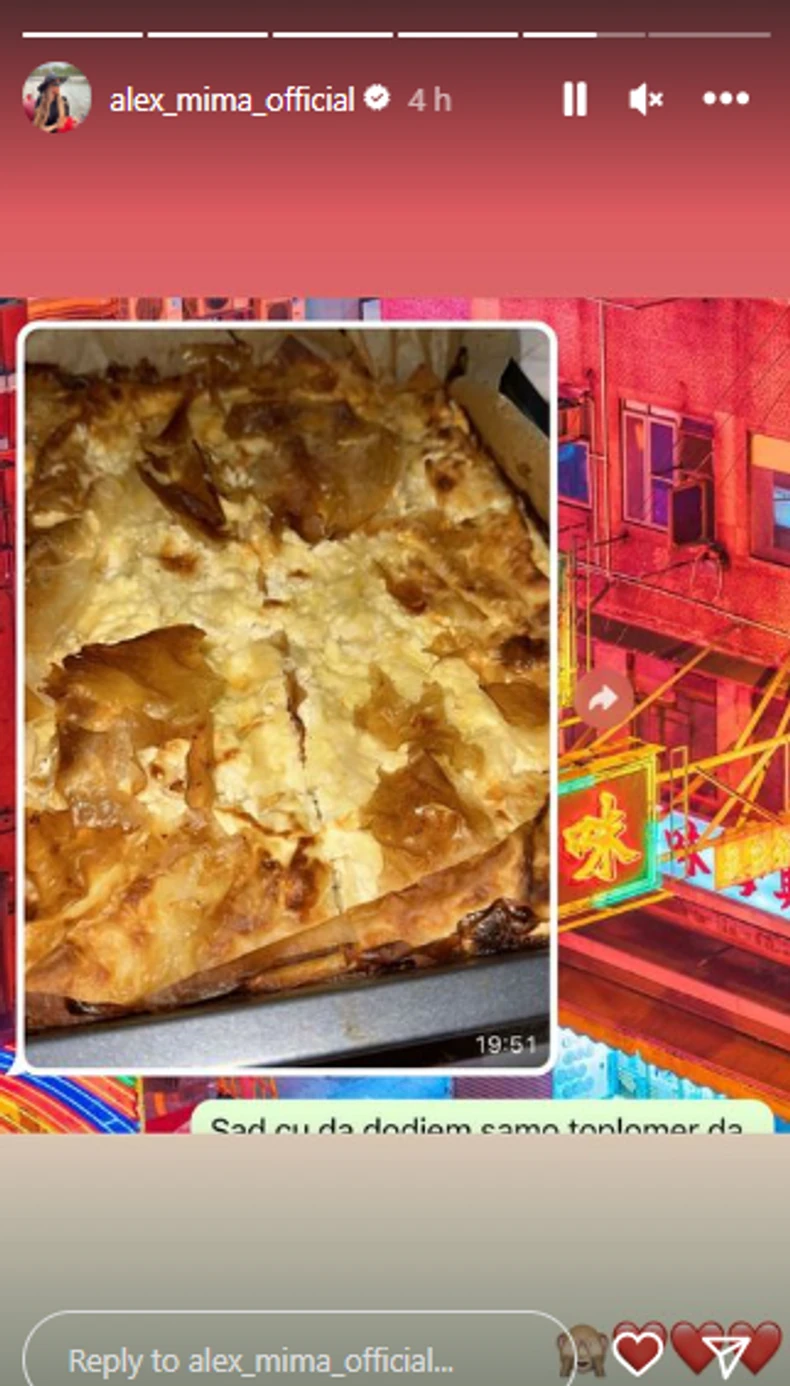 Filip Car spremio trudnoj Aleksandri pitu