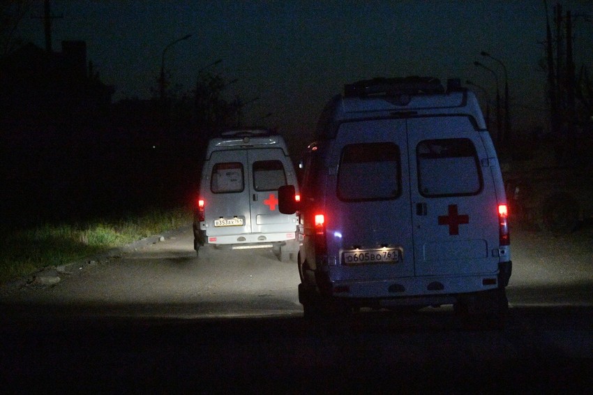 Evakuacija ranjenih ukrajinskih vojnika iz "Azovstalja" u Marijupolju