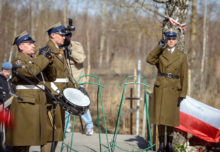 10 kwietnia 2015 roku. Uroczystości na miejscu katastrofy smoleńskiej