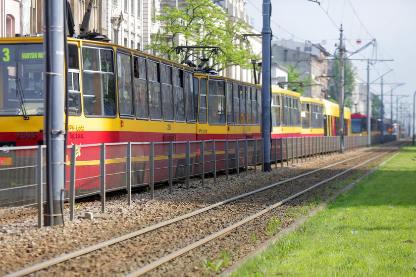 Wypadek na Kościuszki w Łodzi. Nie jeździły tramwaje MPK