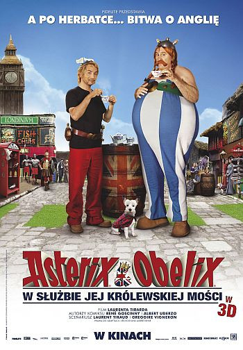 "Asterix i Obelix: W służbie jej królewskiej mości" - plakat