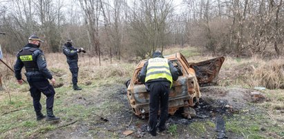 Inspekcja nielegalnego wysypiska śmieci