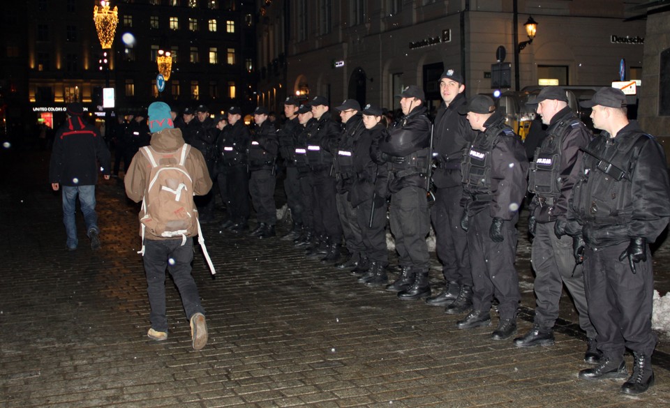 Manifestacja przeciwko ACTA w Krakowie, fot. Norbert Litwiński / Onet