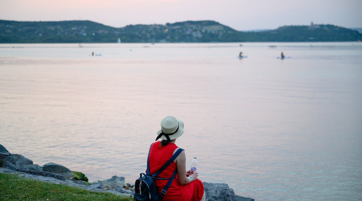 A Vízügy szerint a Balaton újra erőre kapott / Fotó: MTI/Vasvári Tamás