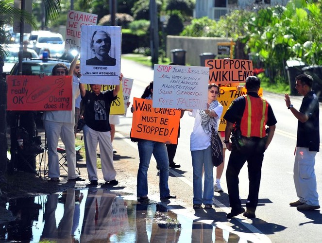 A niektórzy protestowali