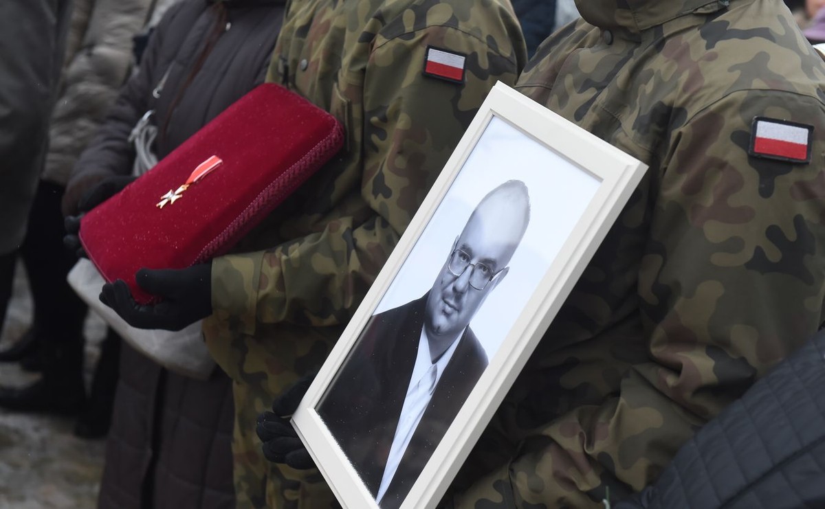 Uroczystości pogrzebowe Rafała Wójcikowskiego 