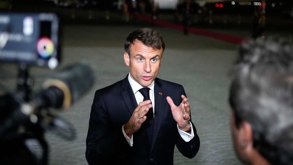 Emmanuel Macron ostrzega Izrael. "Masowa operacja byłaby błędem"