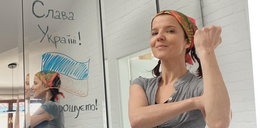 Jabłczyńska jest wykończona szykowaniem swoich mieszkań dla Ukraińskich rodzin. Pozdrawia Putina gestem Kozakiewicza