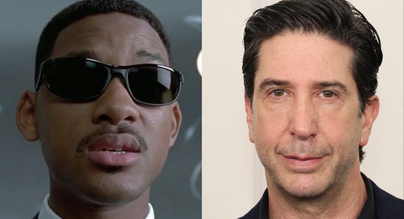 David Schwimmer (right) said he was asked to star in Men In Black, but the role ended up going to Will Smith.Columbia Pictures / Dia Dipasupil / Getty Images