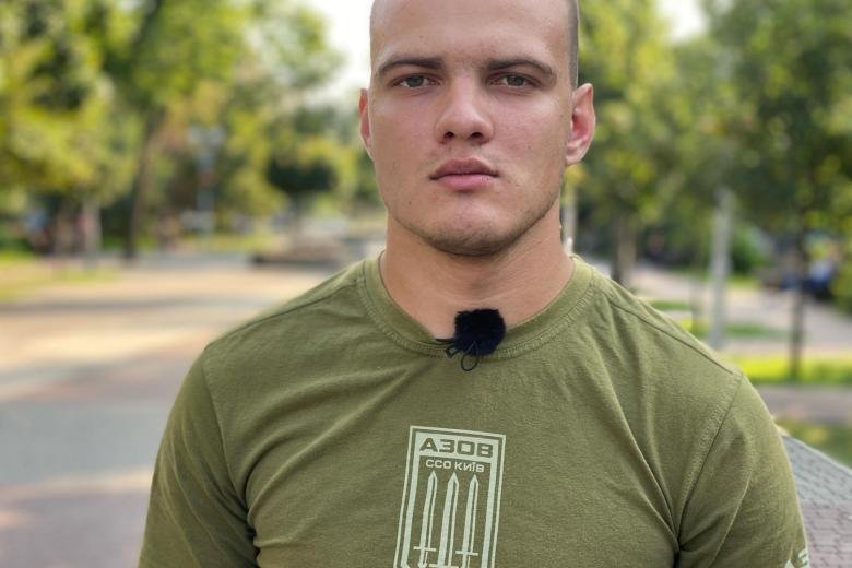 Danilo Brusov, soldier of the Azov Regiment