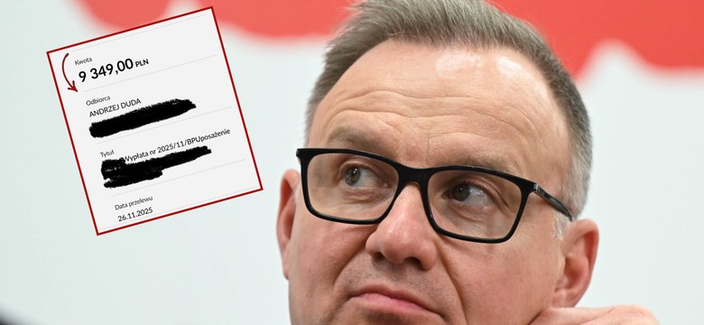 Andrzej Duda pokazał przelew. Tyle wynosi jego pierwsza prezydencka emerytura