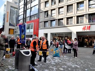 Action against job unjustness in Cologne