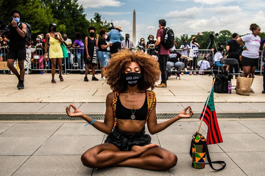 Antirasistički protest u Vašingtonu