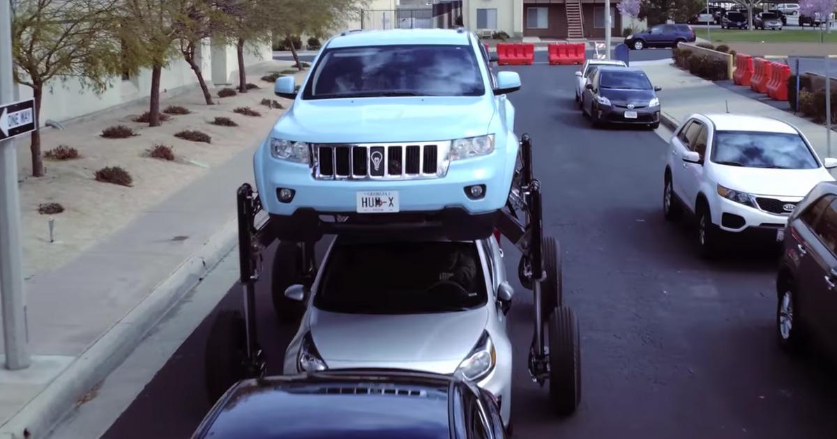 Jeep Hum Rider Transformers korki z głowy... wideo