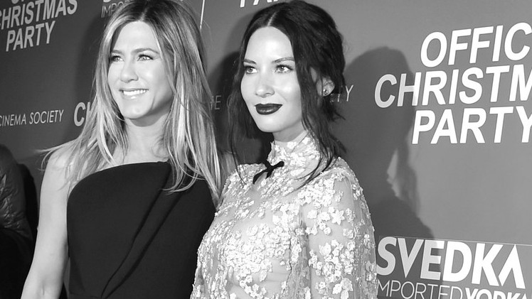 Jennifer Aniston a Olivia Munn, New York, USA, 05.12.2016