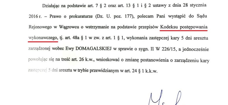 Wpadka? Niedopatrzenie? Zbigniew Ziobro podpisał dokument z poważnym błędem