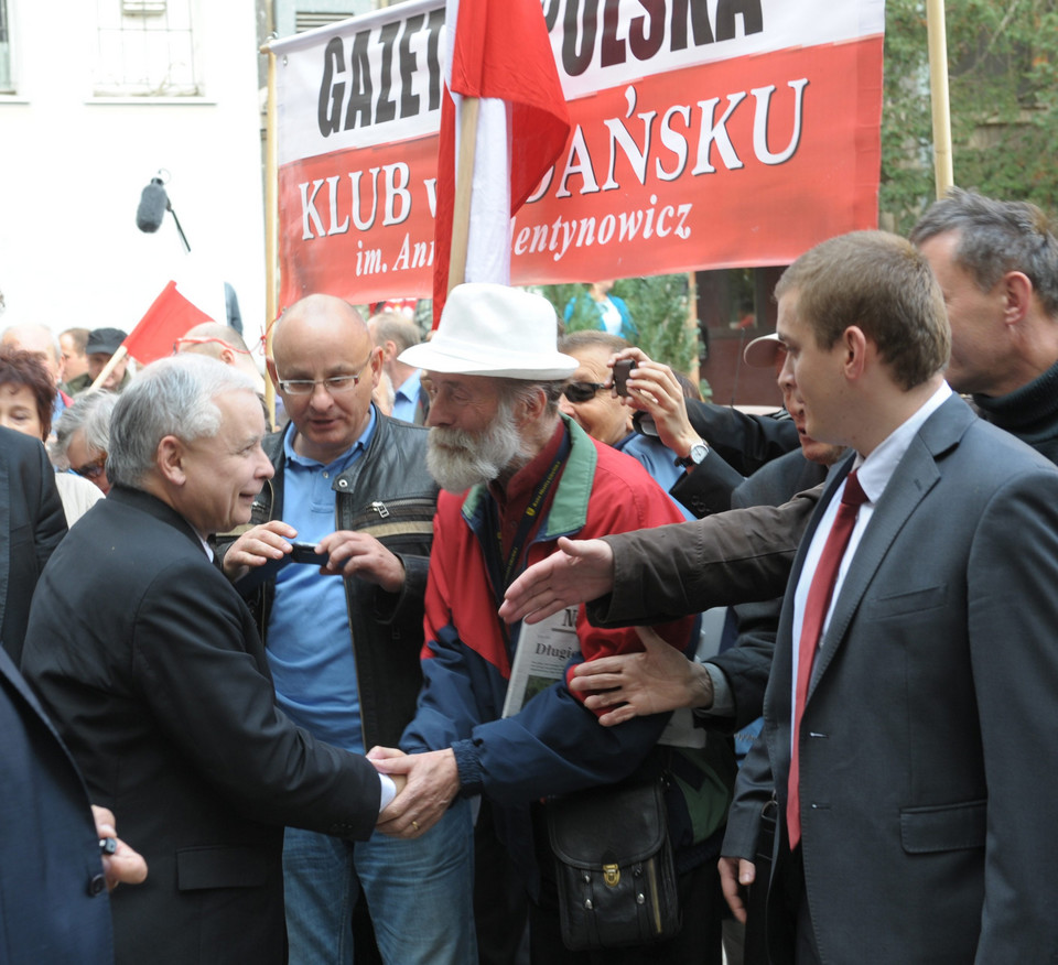 Jarosław Kaczyński w Gdańsku