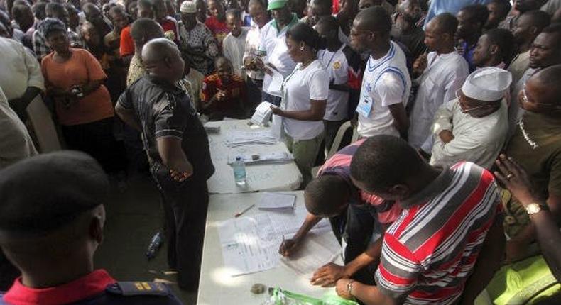 Ballot counting process in an election