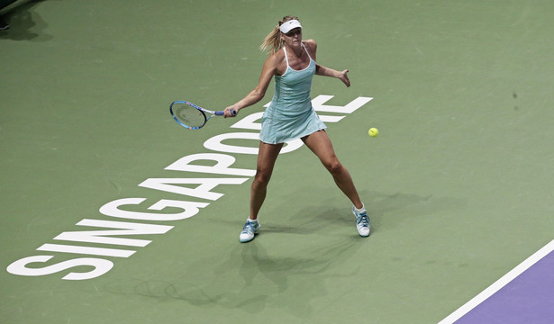 WTA Finals: Maria Szarapowa wygrała z Simoną Halep