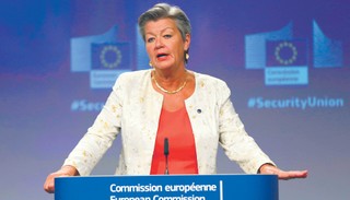 Johansson zapewniła o możliwości przekazania 200 mln euro na zabezpieczenie granicy