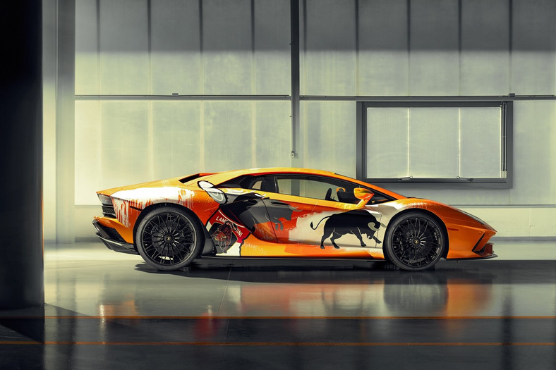 Lamborghini Aventador S w interpretacji zajmującego się streetartem Skylera Greya