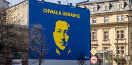 Solidarni z Ukrainą. W Krakowie powstał mural z Zełenskim