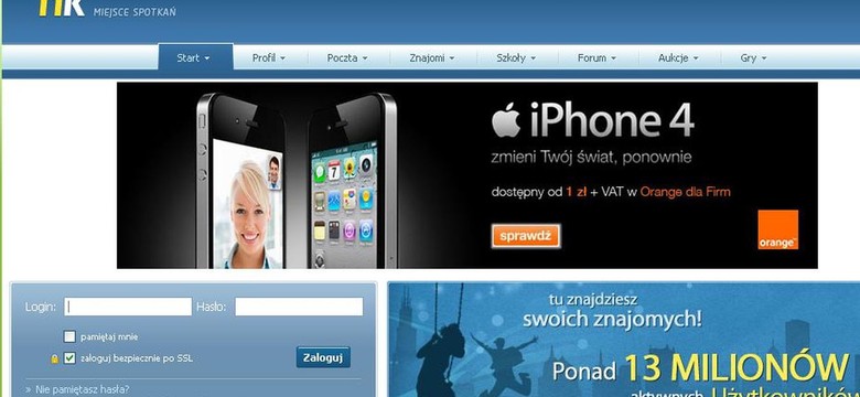 Nasza-Klasa coraz mniejsza. Wykańcza ją Facebook?