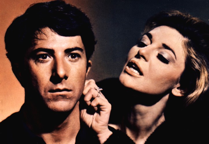 Dustin Hoffman i Anne Bancroft w filmie 'Absolwent'