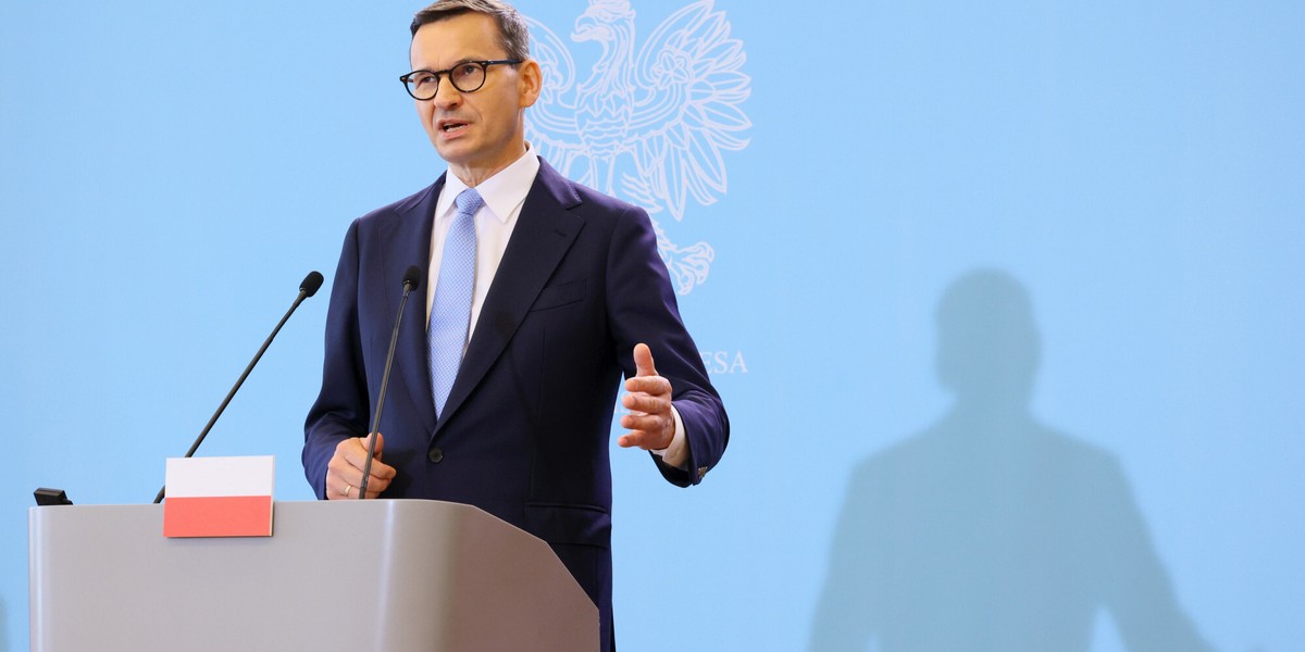 Premier Mateusz Morawiecki.