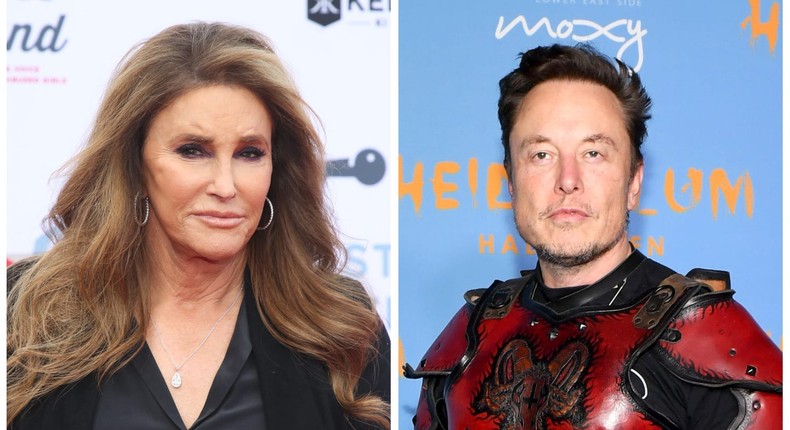 Caitlyn Jenner voiced her concerns over Elon Musk's safety.Phillip Faraone/WireImage, Noam Galai/Getty Images