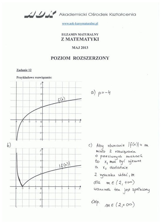 Rozwiązanie zadania 12