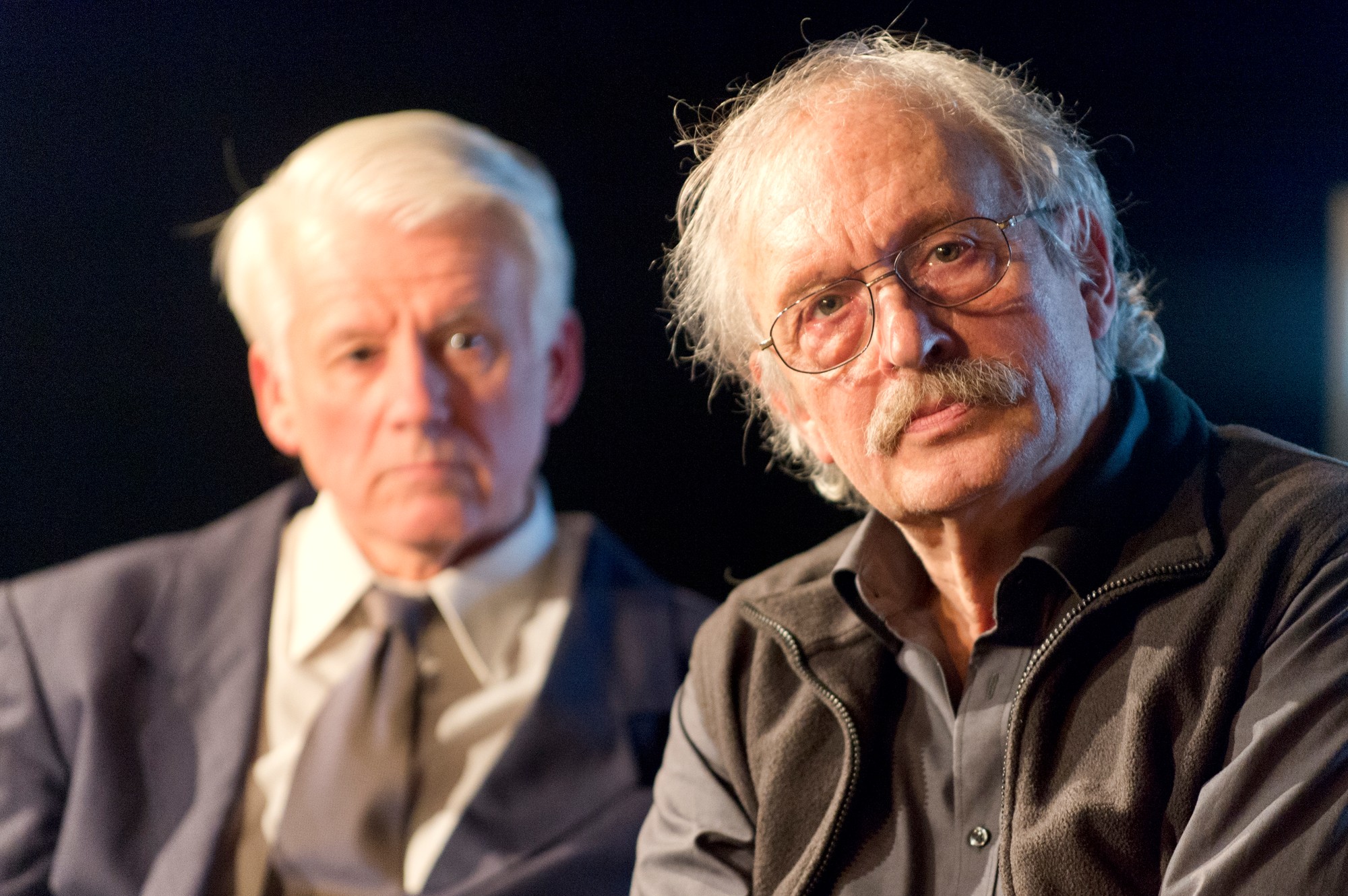 Slovenskí herci František Kovár a Emil Horváth.